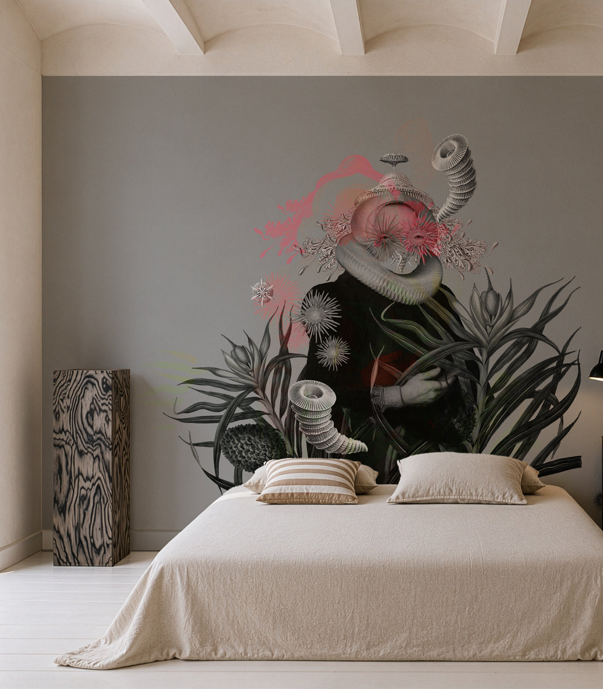 Papel pintado Lady Medusa Gray