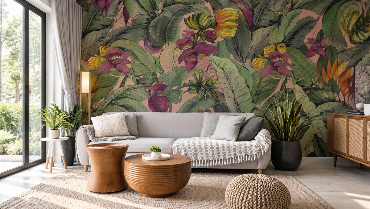 Papel pintado Banana Tree