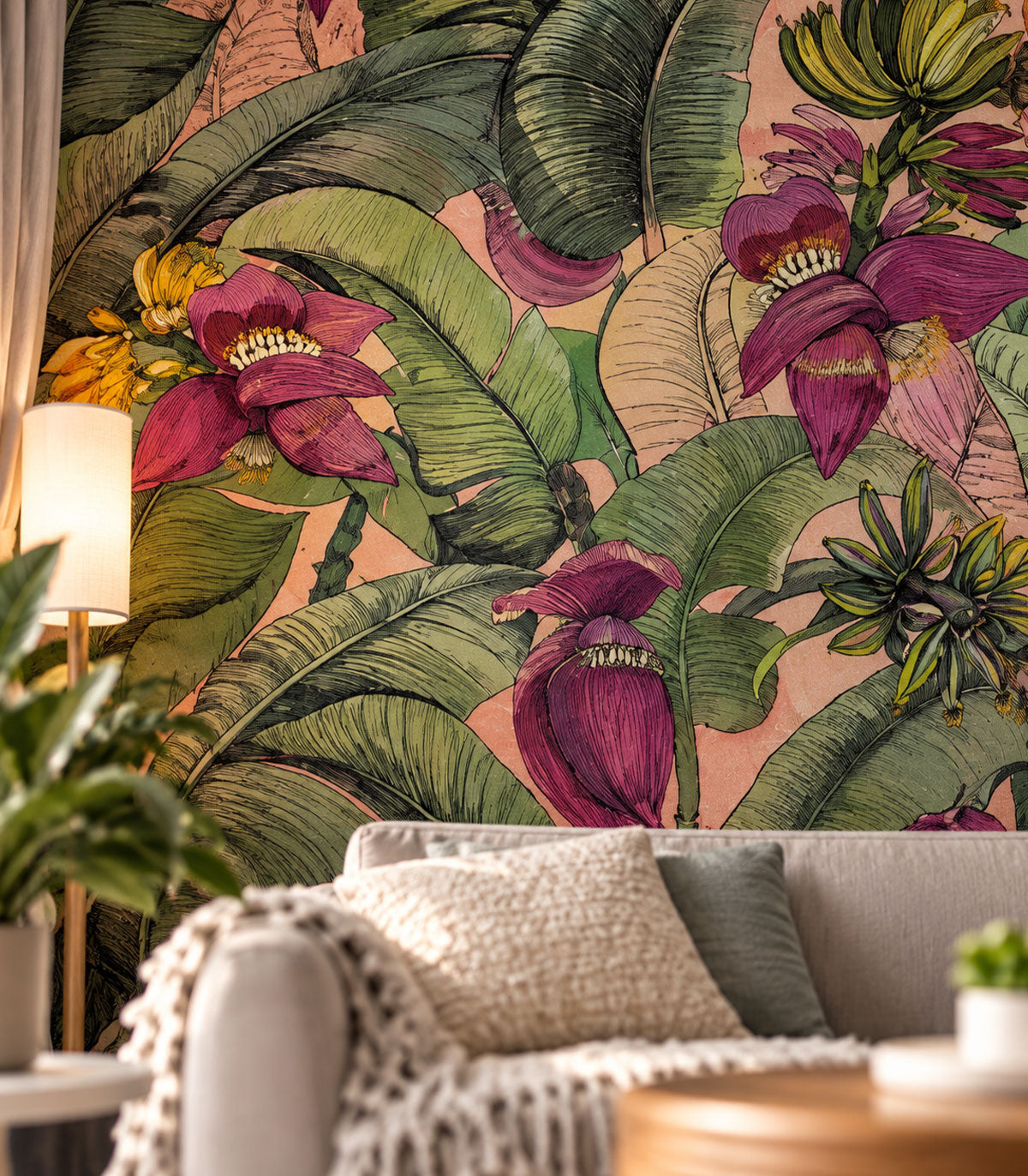 Papel pintado Banana Tree