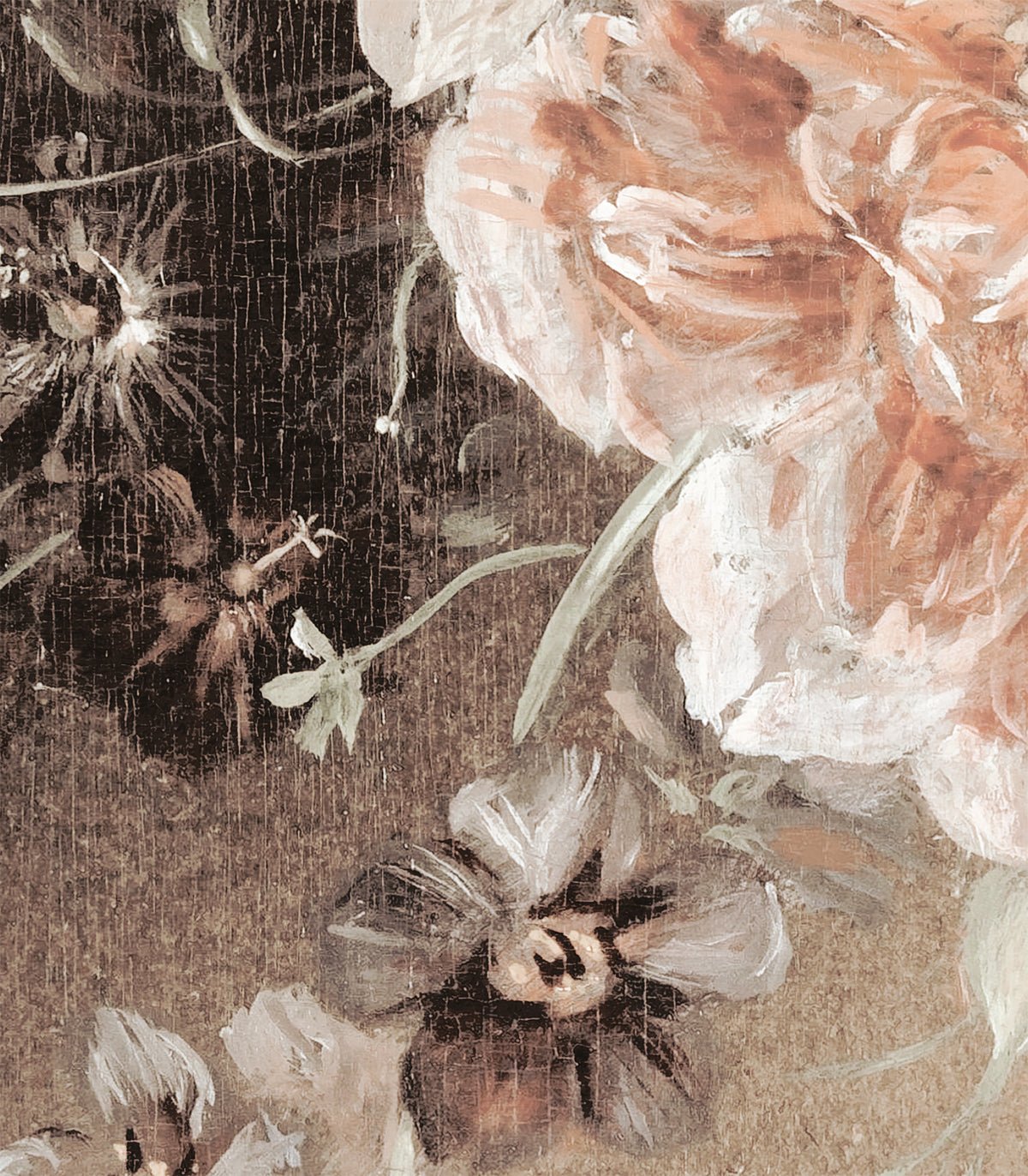 Tapeta Beige floral - Wallcolors®