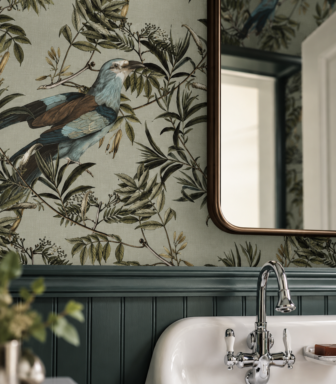 Papel pintado Birds in Garden