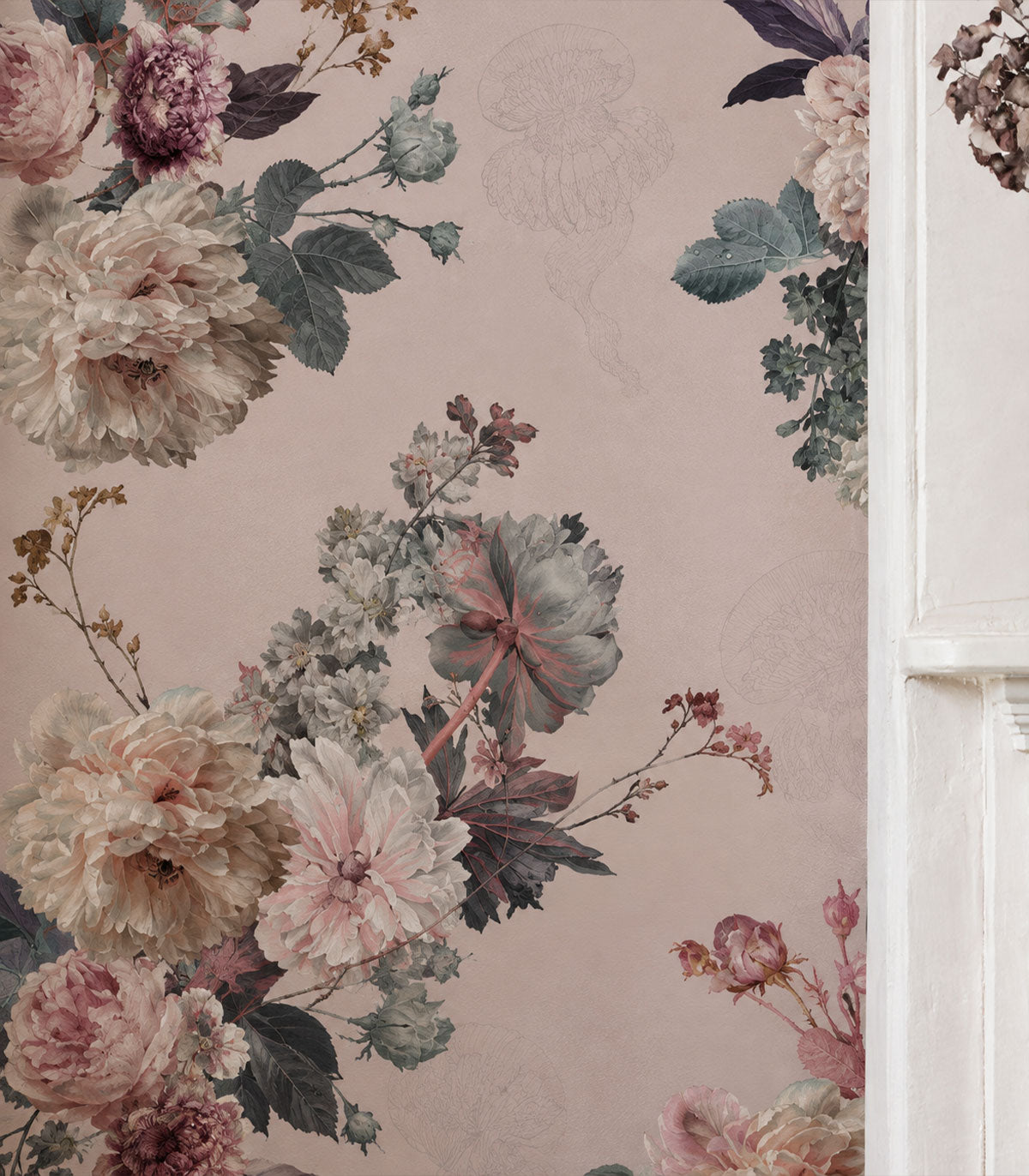 Papel pintado Blush Garden Pink