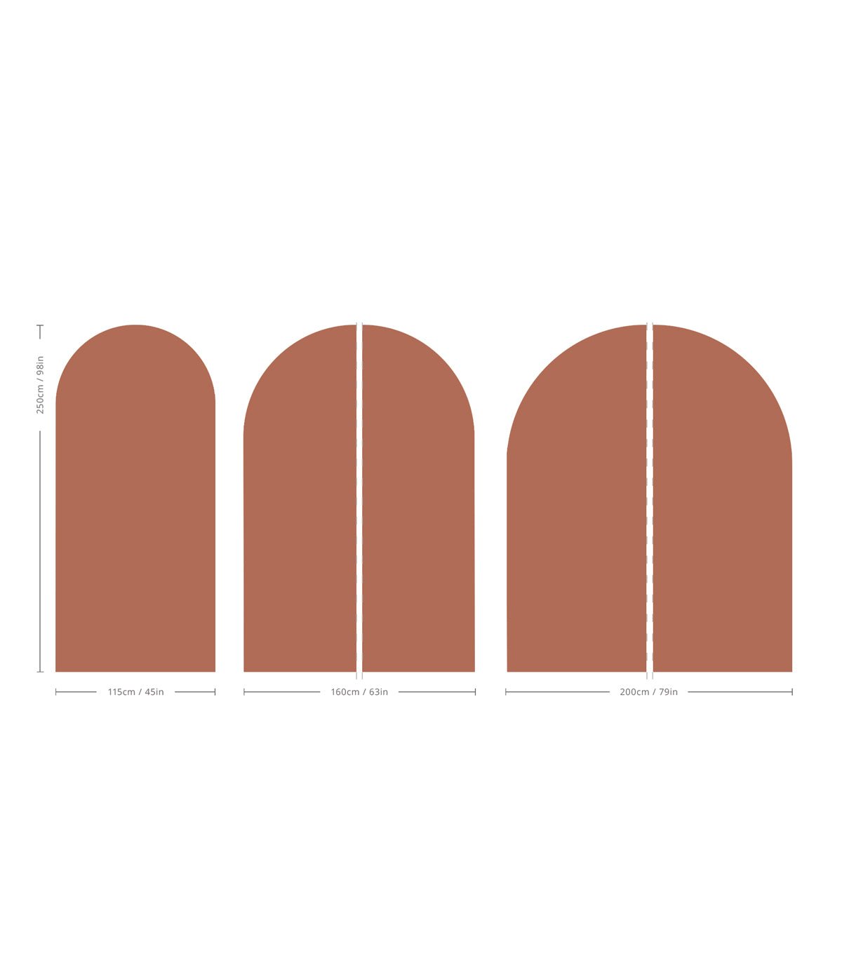 Arch Solid Bold Accents - Wallcolors®
