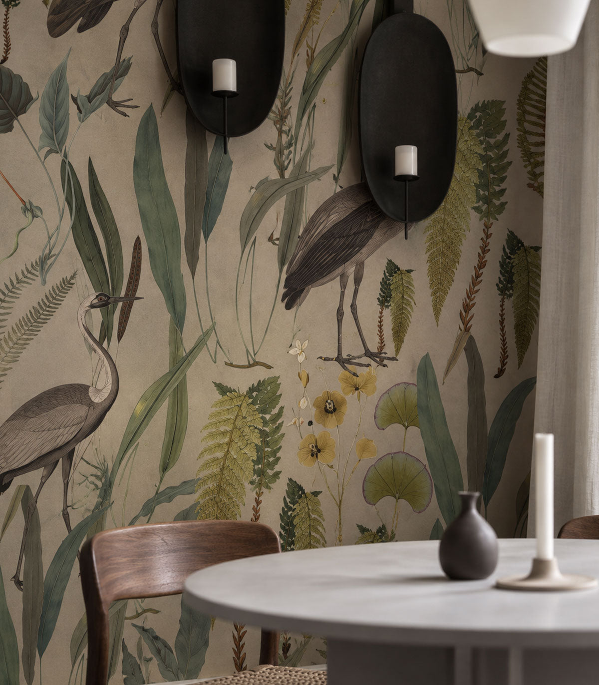 Papel pintado Calm Heron Beige
