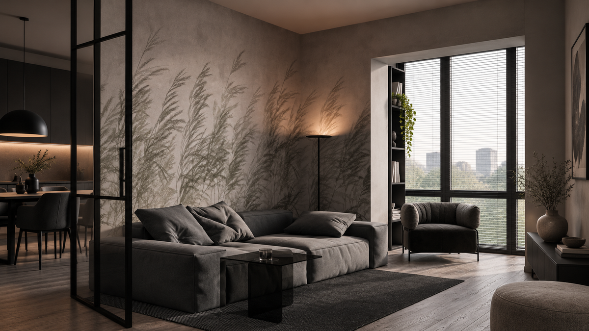 Papel pintado Cane beige