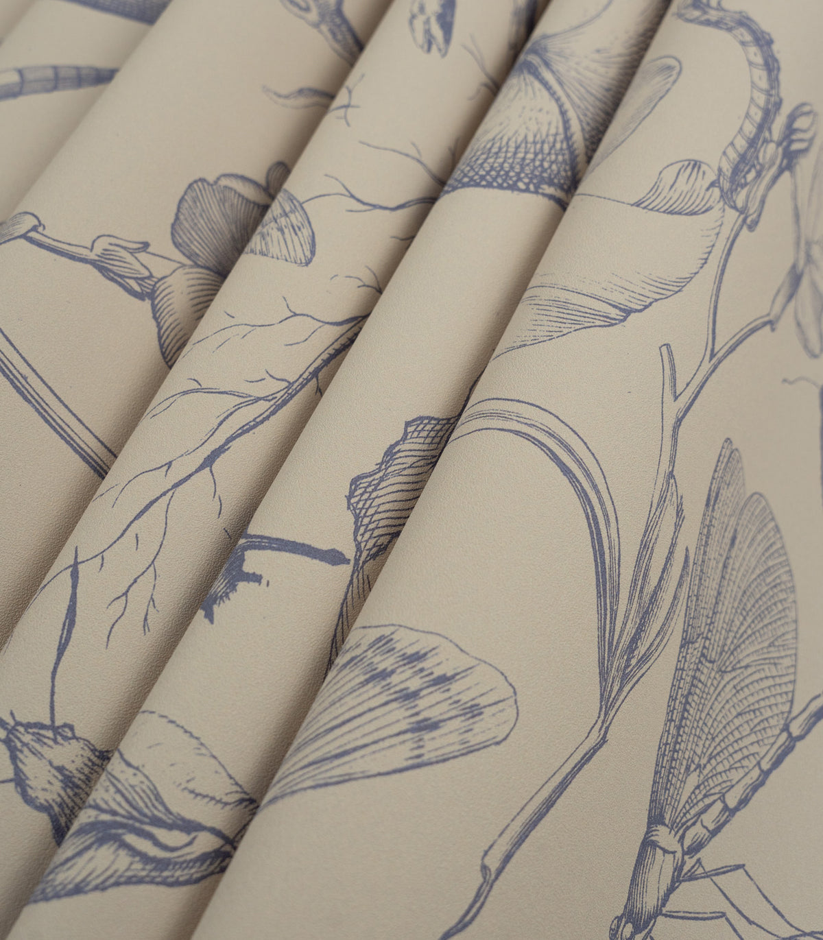 Papel pintado Vintage botanic blue