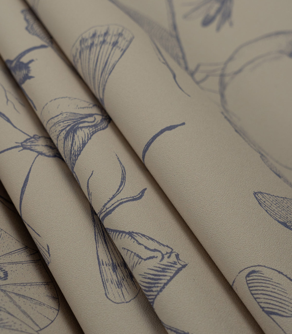 Papel pintado Vintage botanic blue