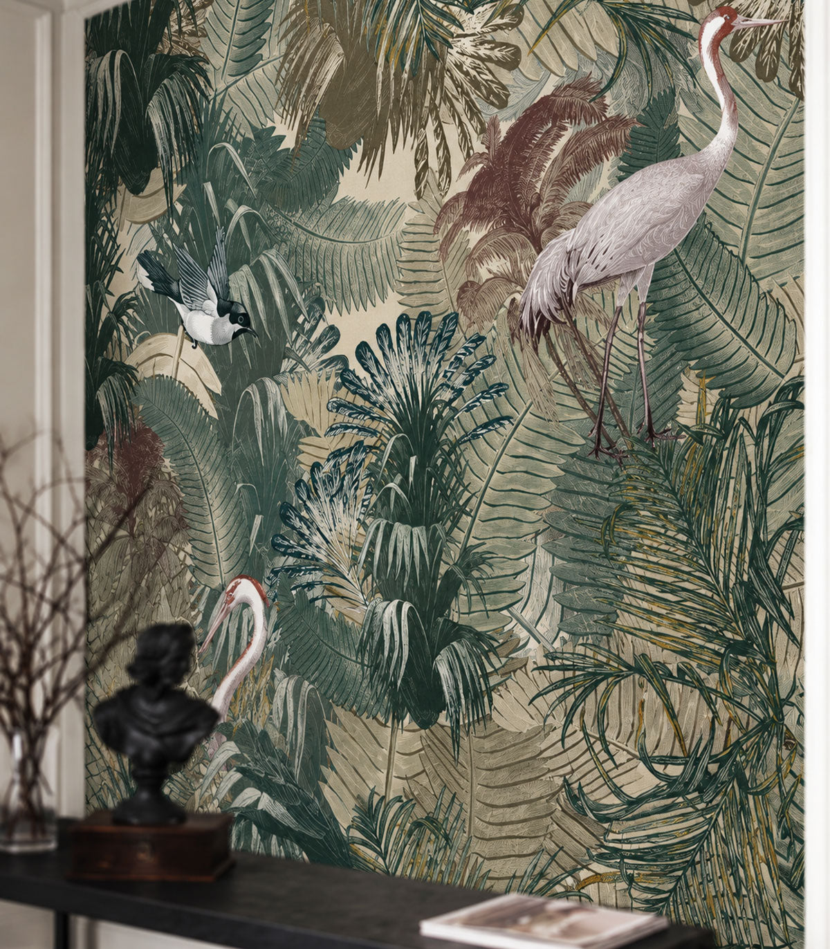 Papel pintado Desert Tropics Light Green