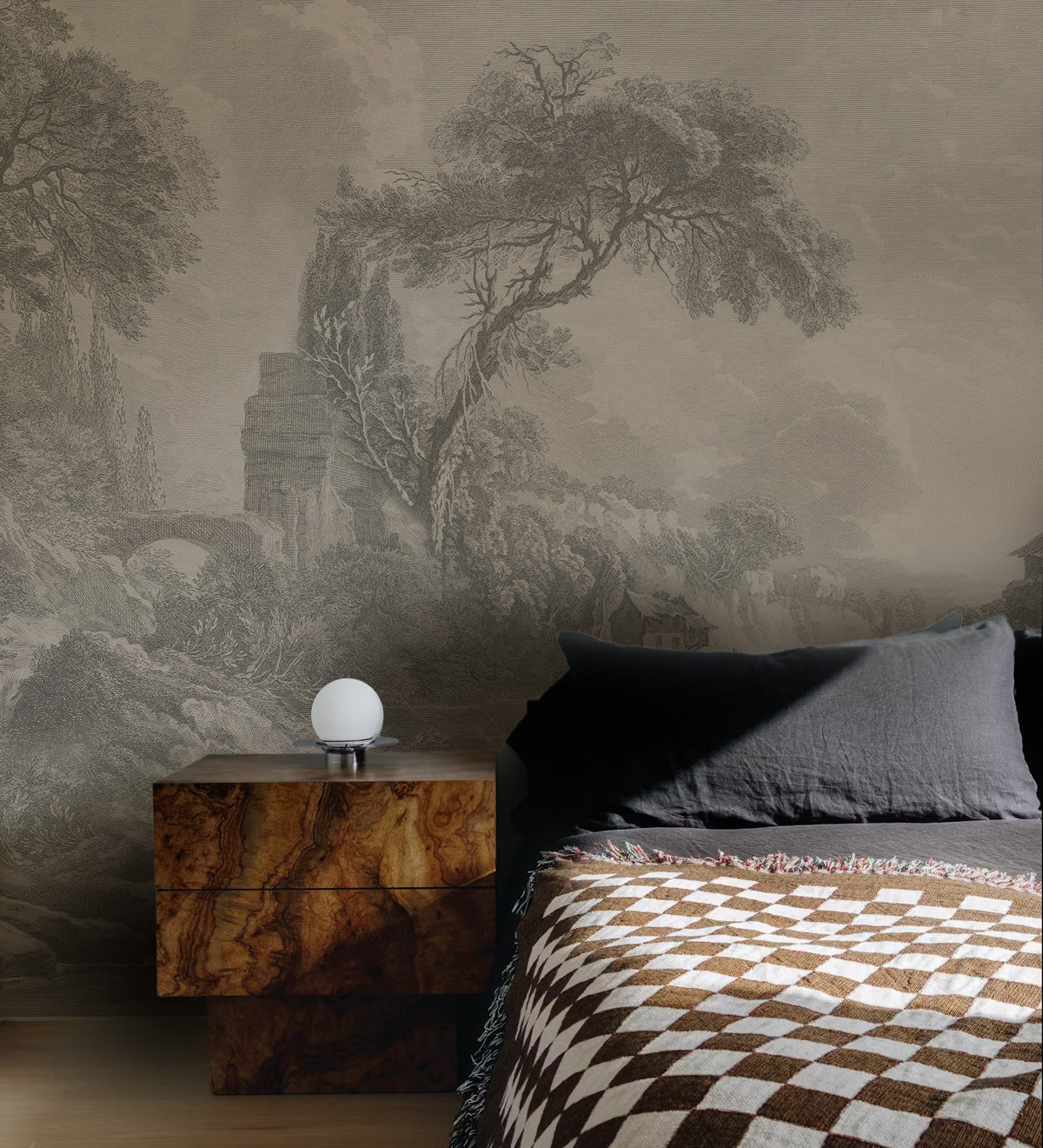 <tc>Papel pintado Ethereal Valley Beige</tc>