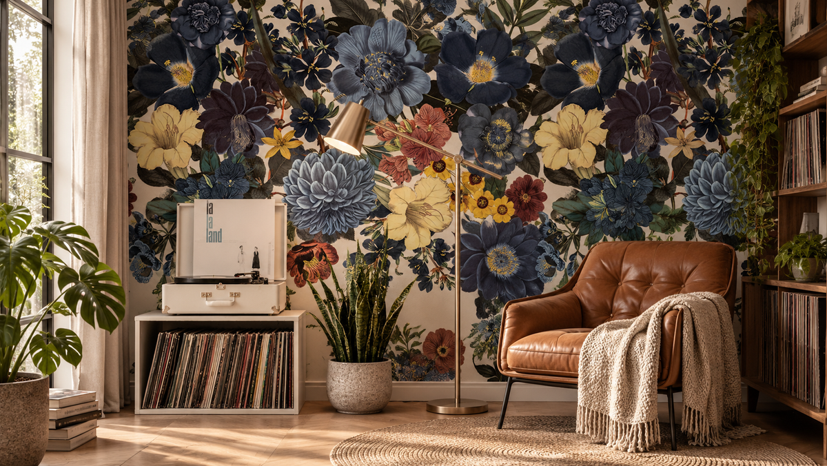 Papel pintado Flowery home wide