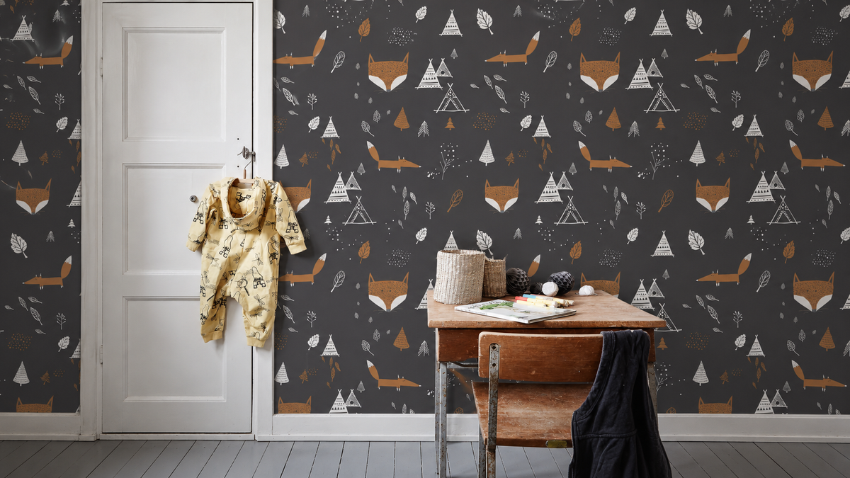 Papel pintado Fox Adventure Black