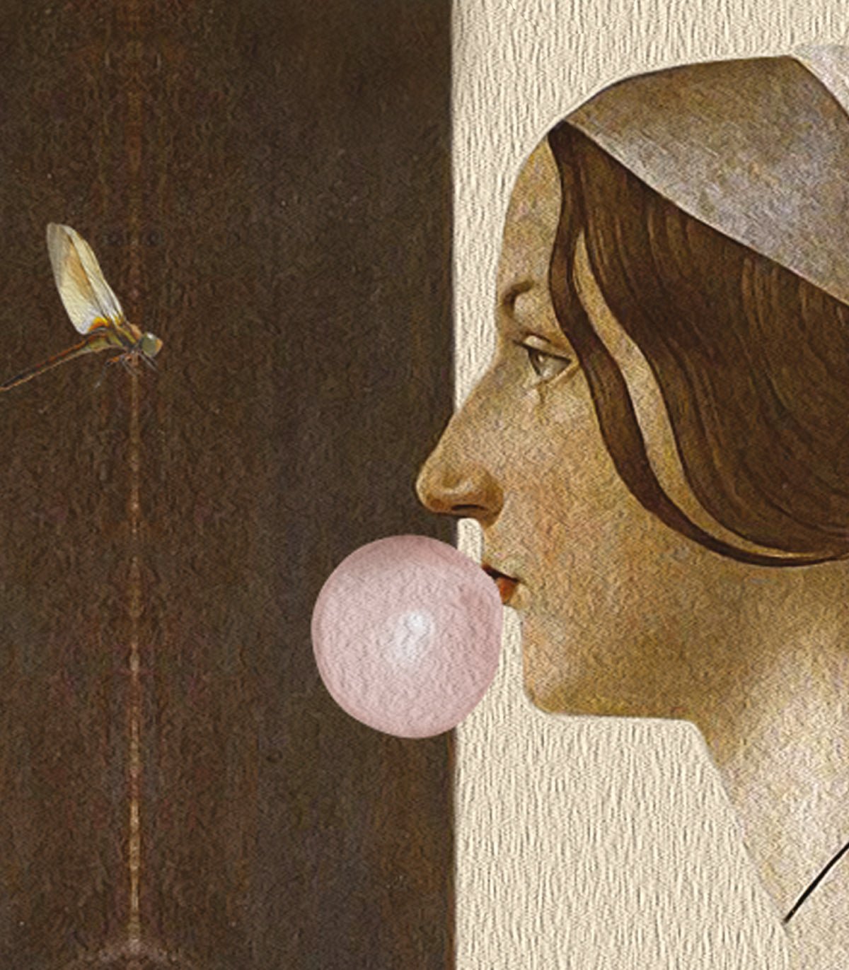 Dots Handmaid with Bubble Gum - Wallcolors®