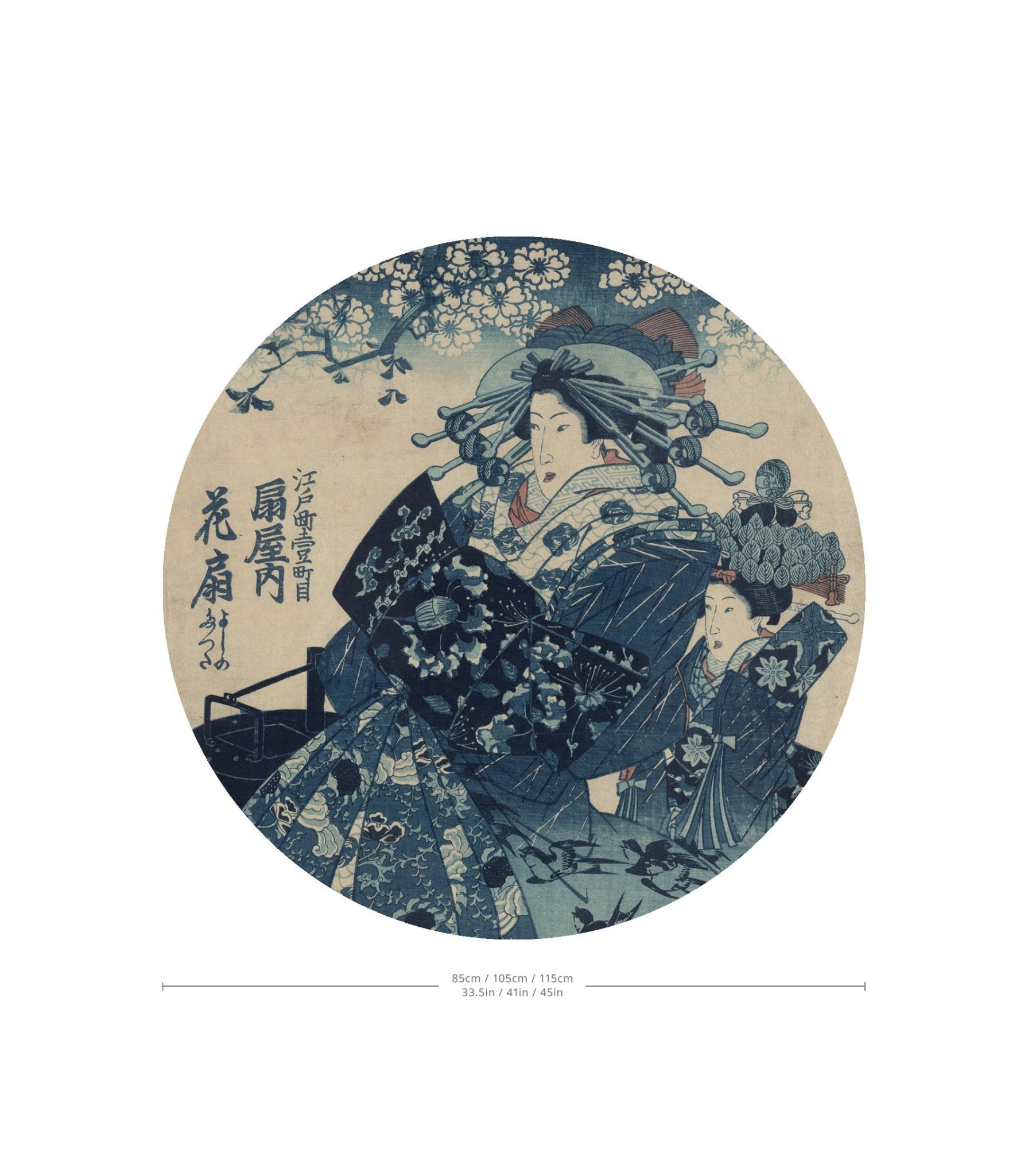 Dots Indigo Reverie - Wallcolors®
