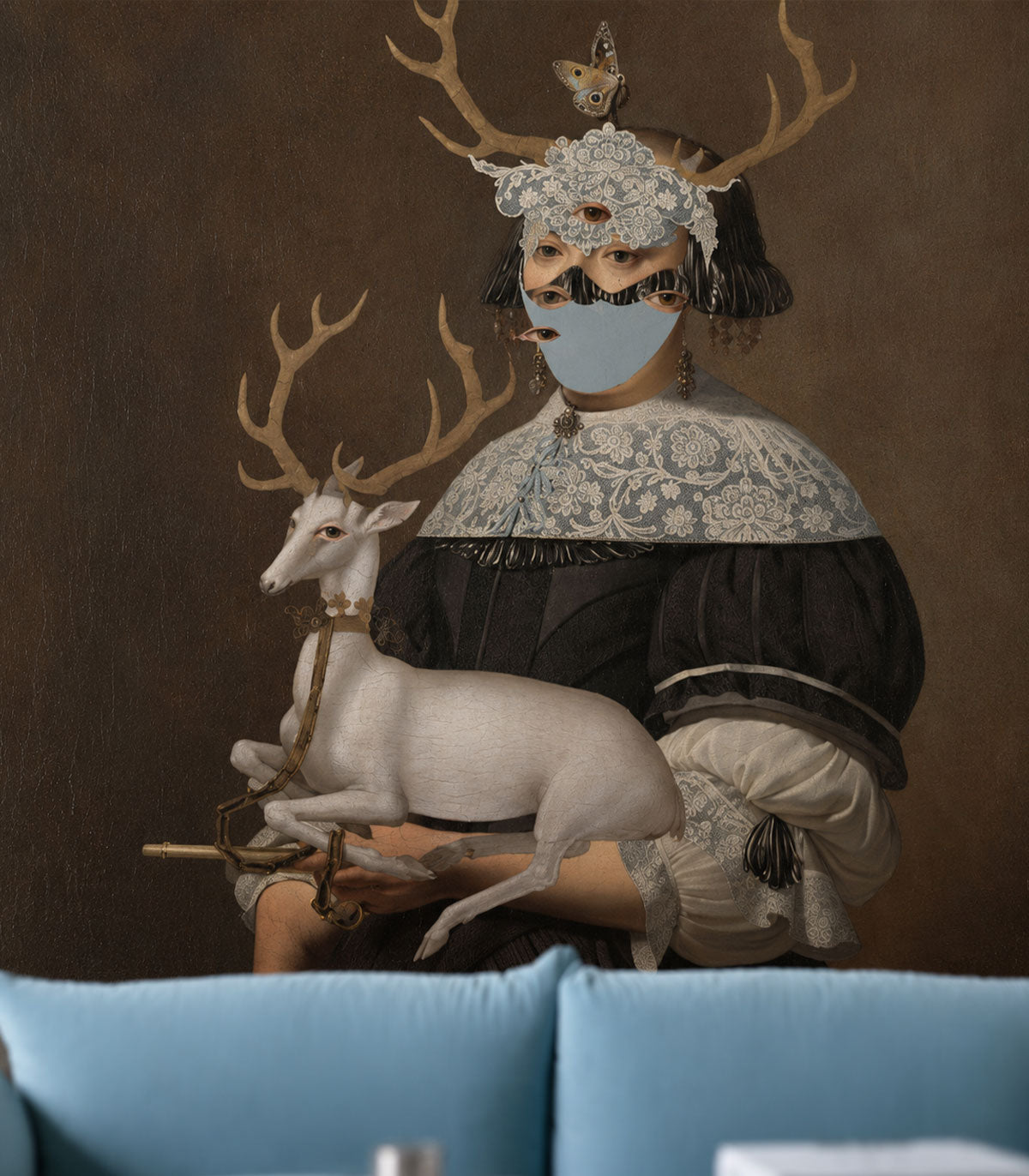 Papel pintado Lady of the Stag