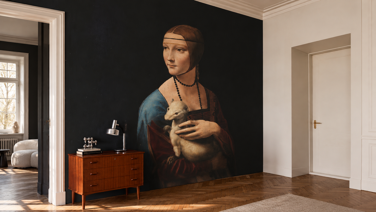 Papel pintado Lady with an Ermine