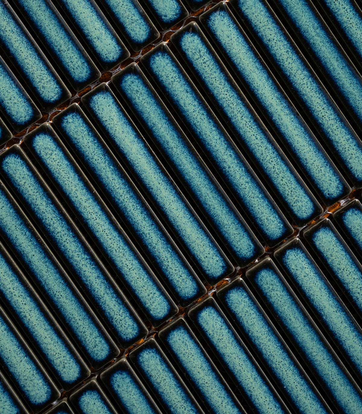 Mosaico mini piano atlantic blue brillo