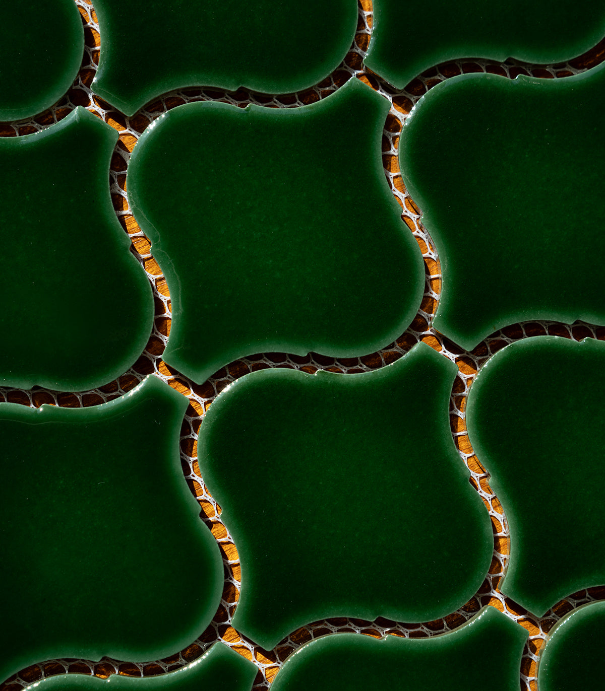 Mosaico Arabian verde intenso