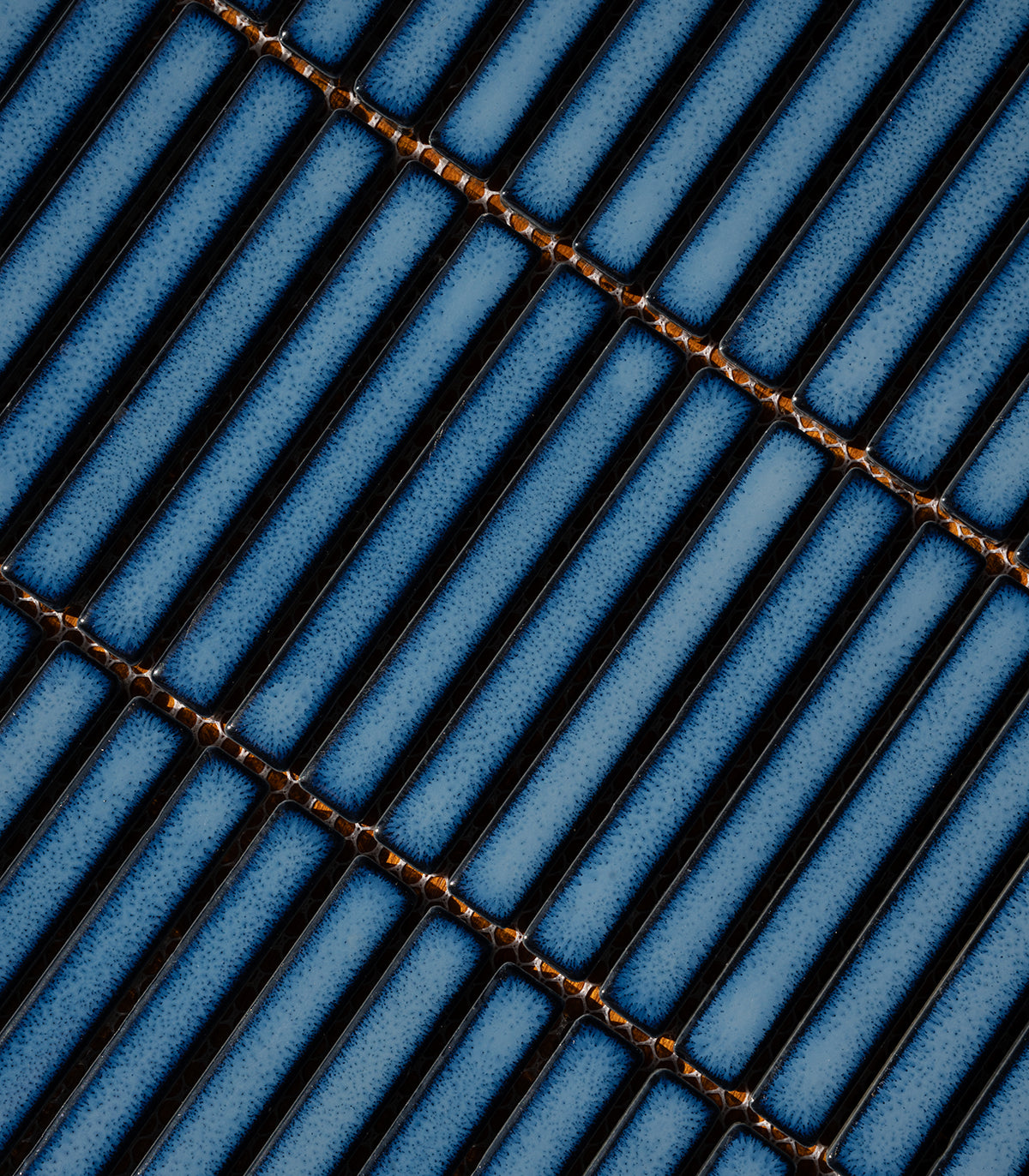 Mosaico mini piano azul profundo