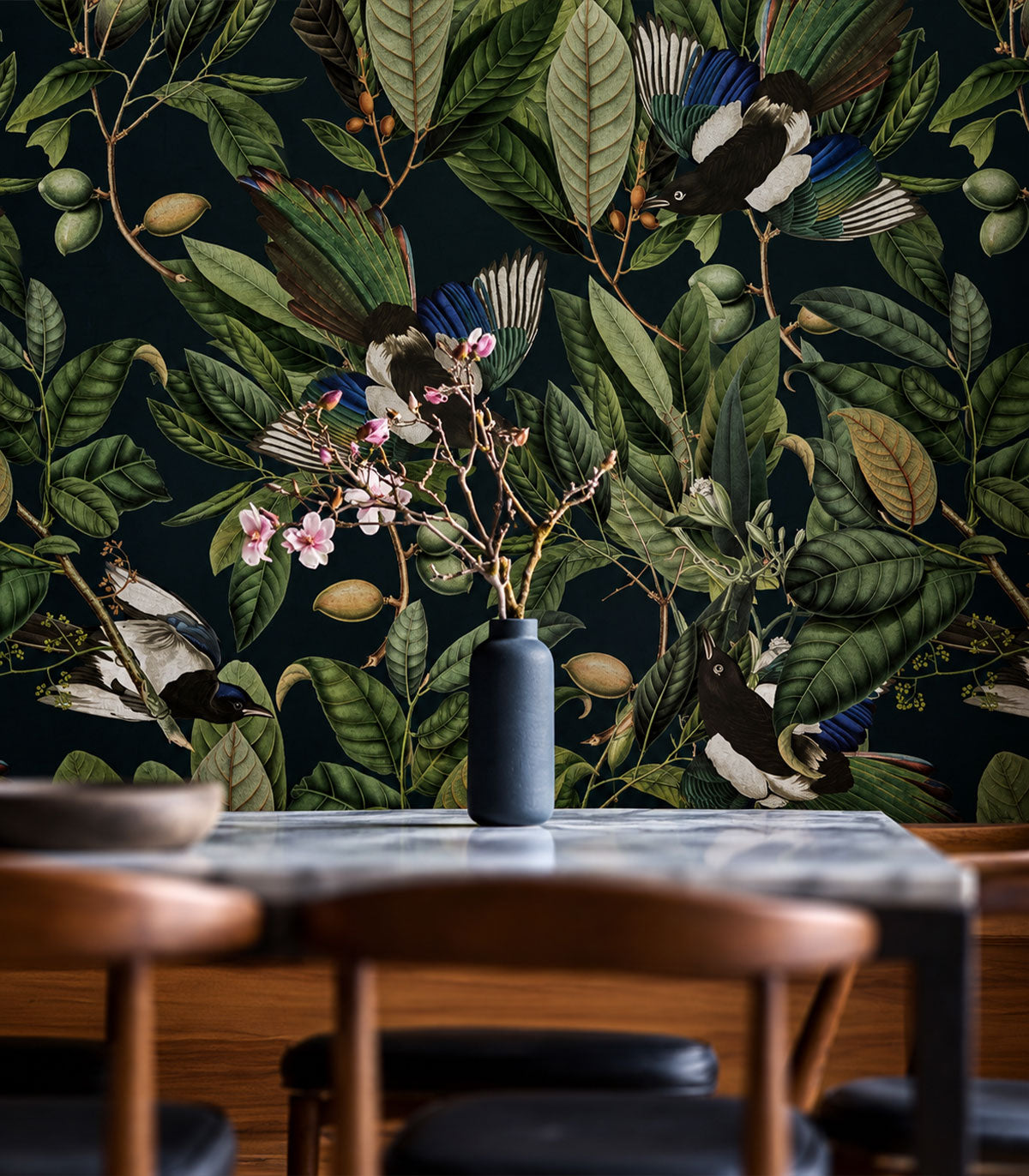 Papel pintado Magpie Black