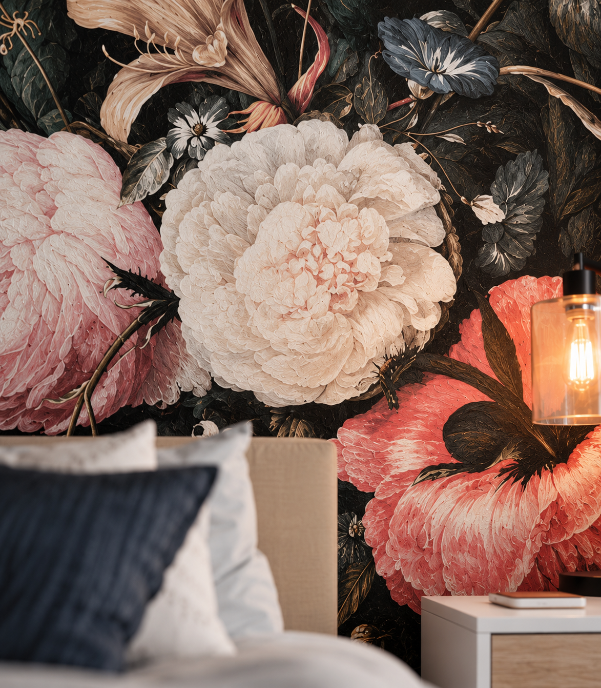 Papel pintado Midnight Flowers