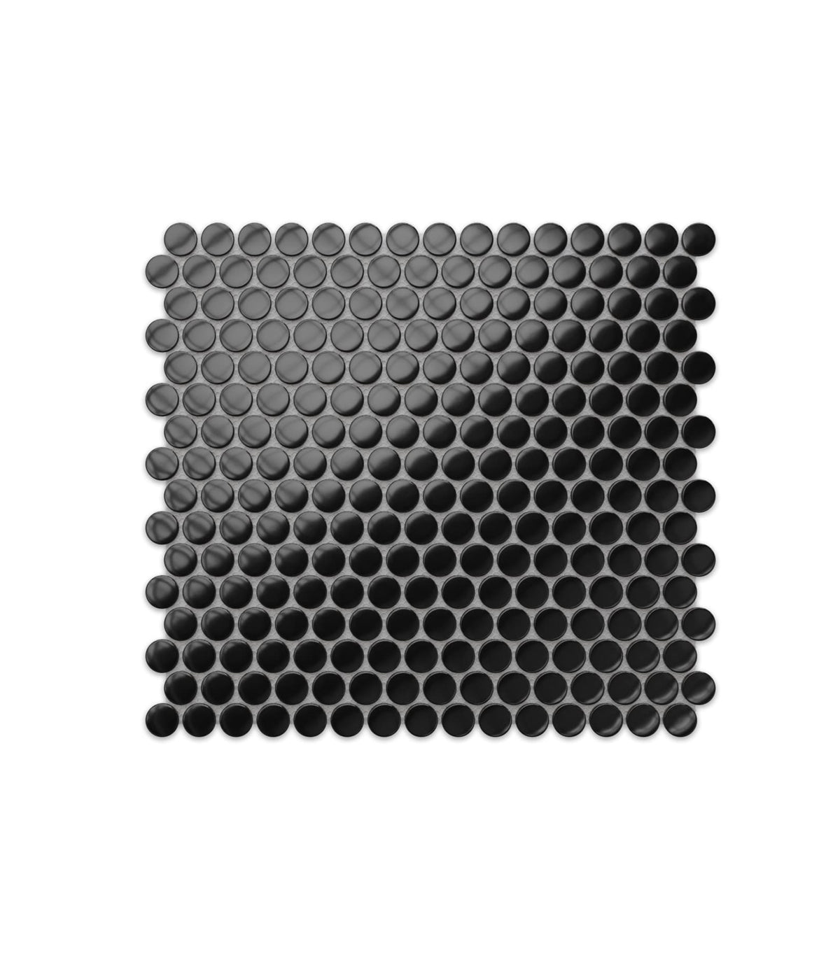 Mozaika penny dots black matte