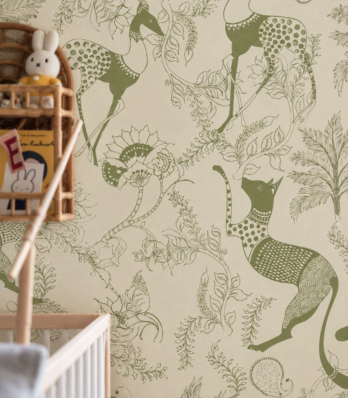 Papel pintado Mythical Animals Green