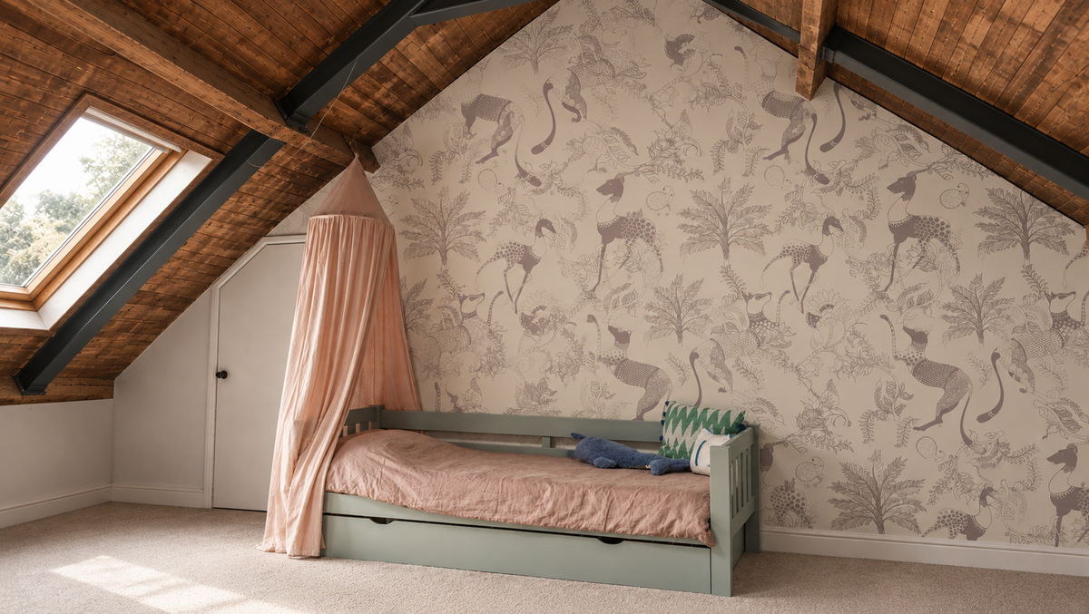 Papel pintado Mythical Animals Pink
