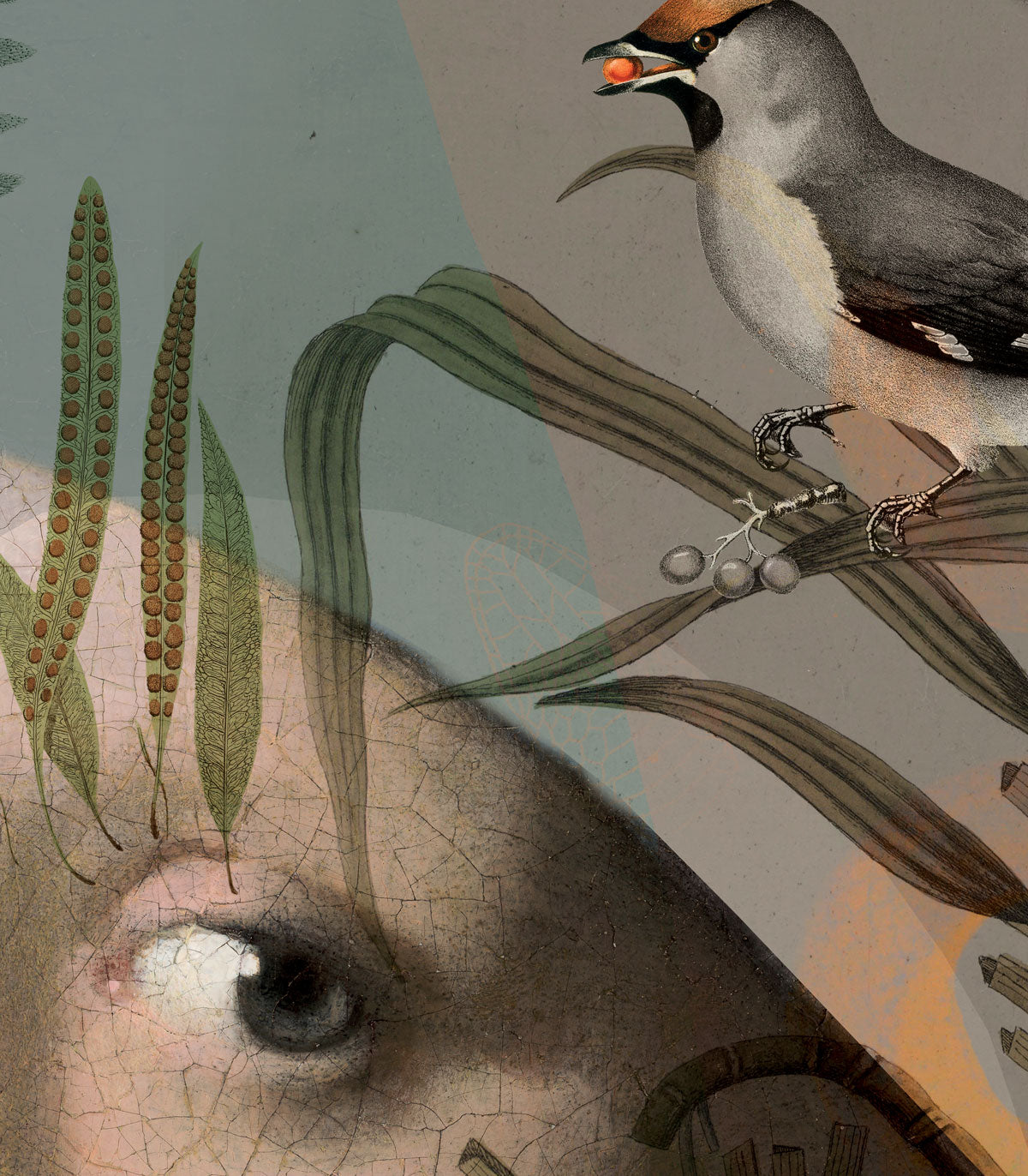 Papel pintado Nature girl with the pearl