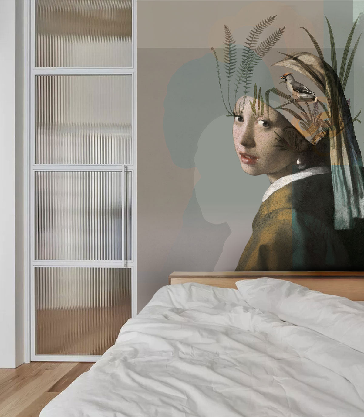 Papel pintado Nature girl with the pearl