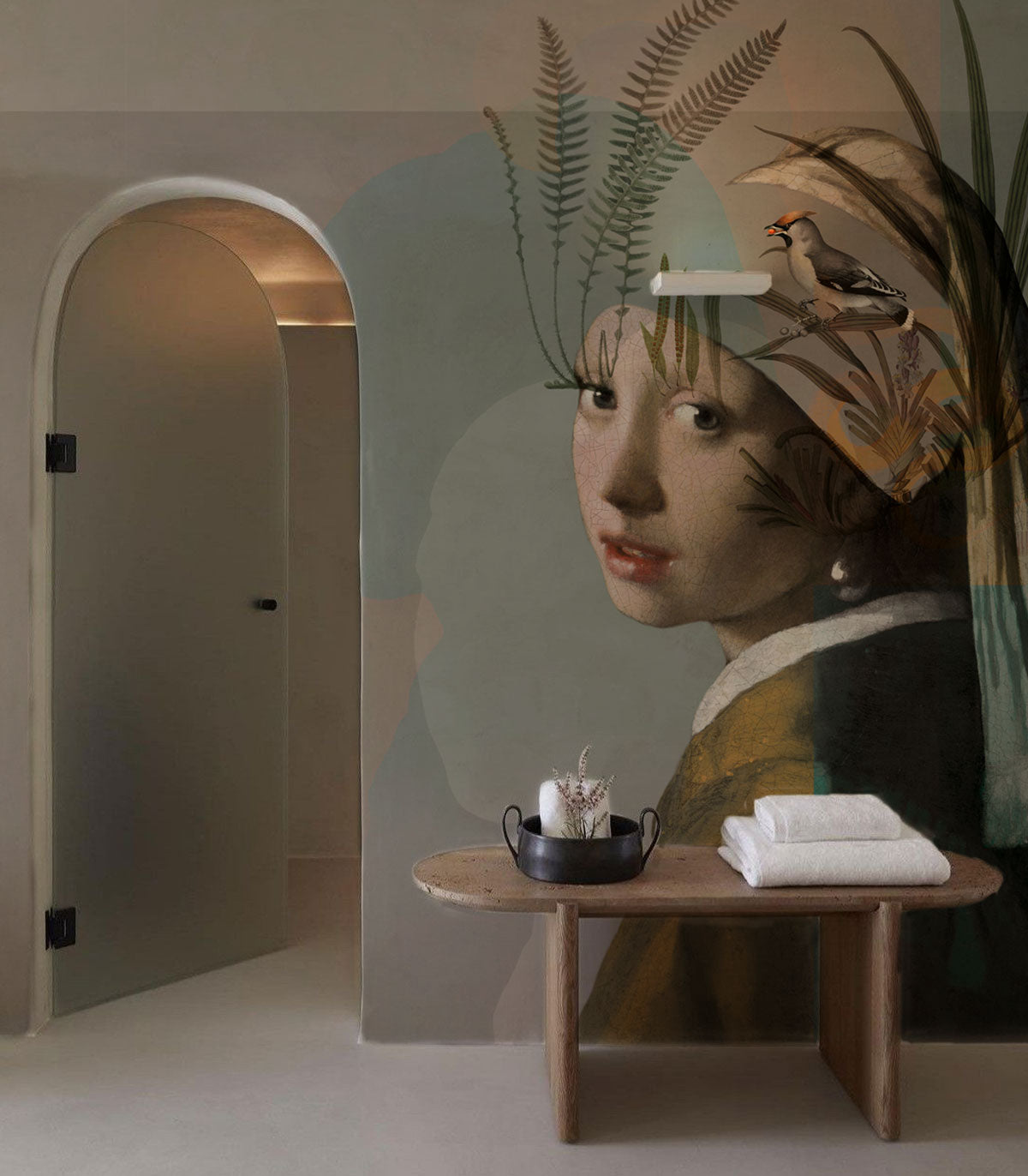 Tapeta Nature girl with the pearl