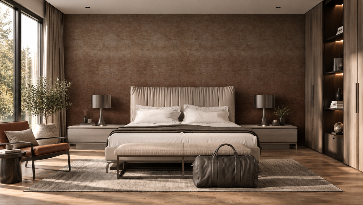 Papel pintado Organic bronze