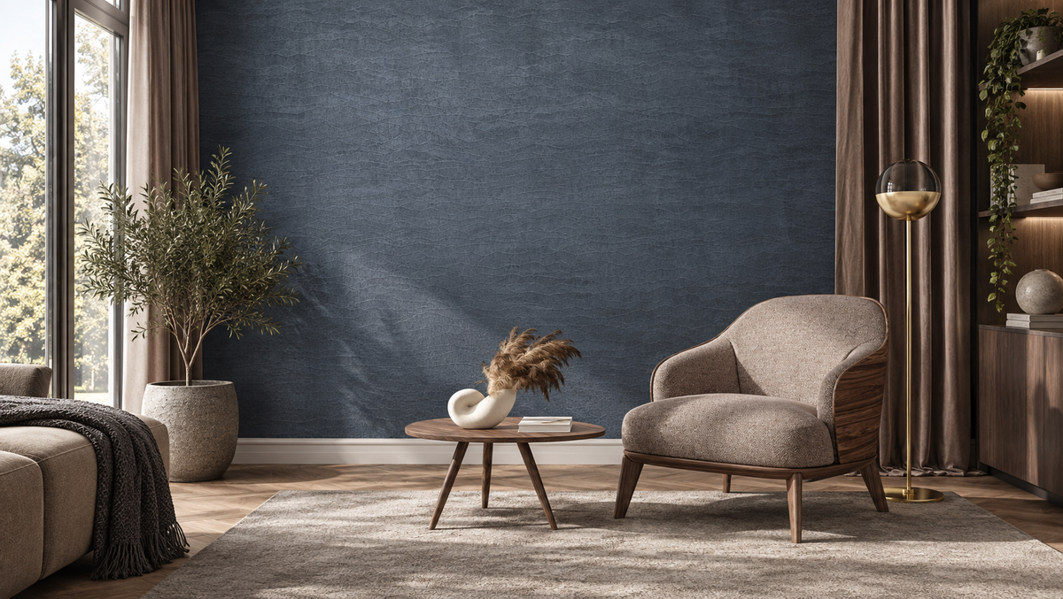 Papel pintado Organic blue