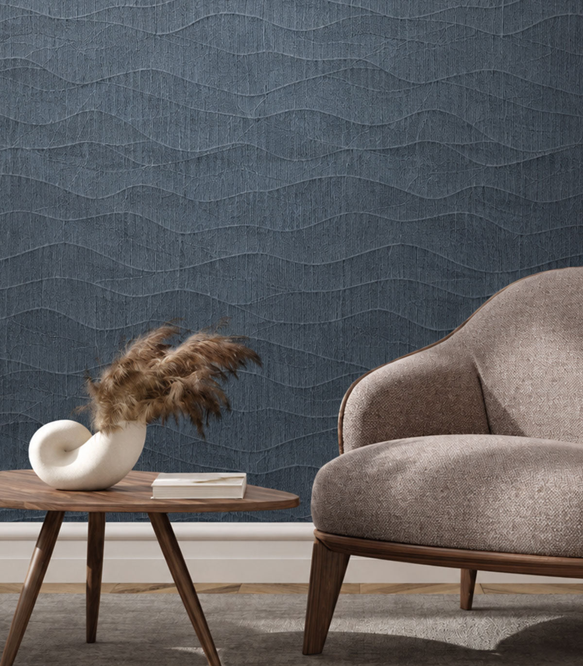 Papel pintado Organic blue