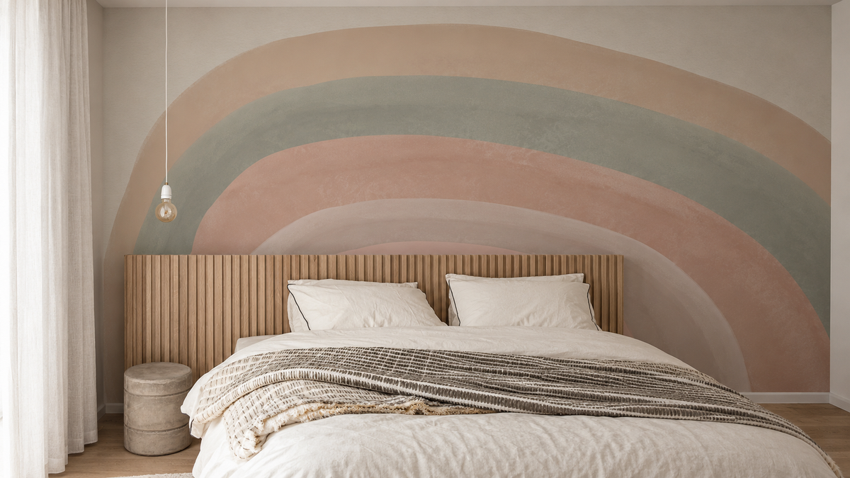 Papel pintado Pastel Rainbow