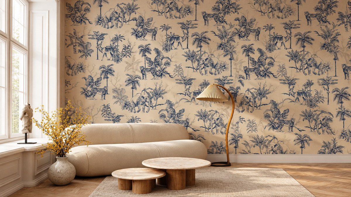 Papel pintado Power of Jungle Sepia
