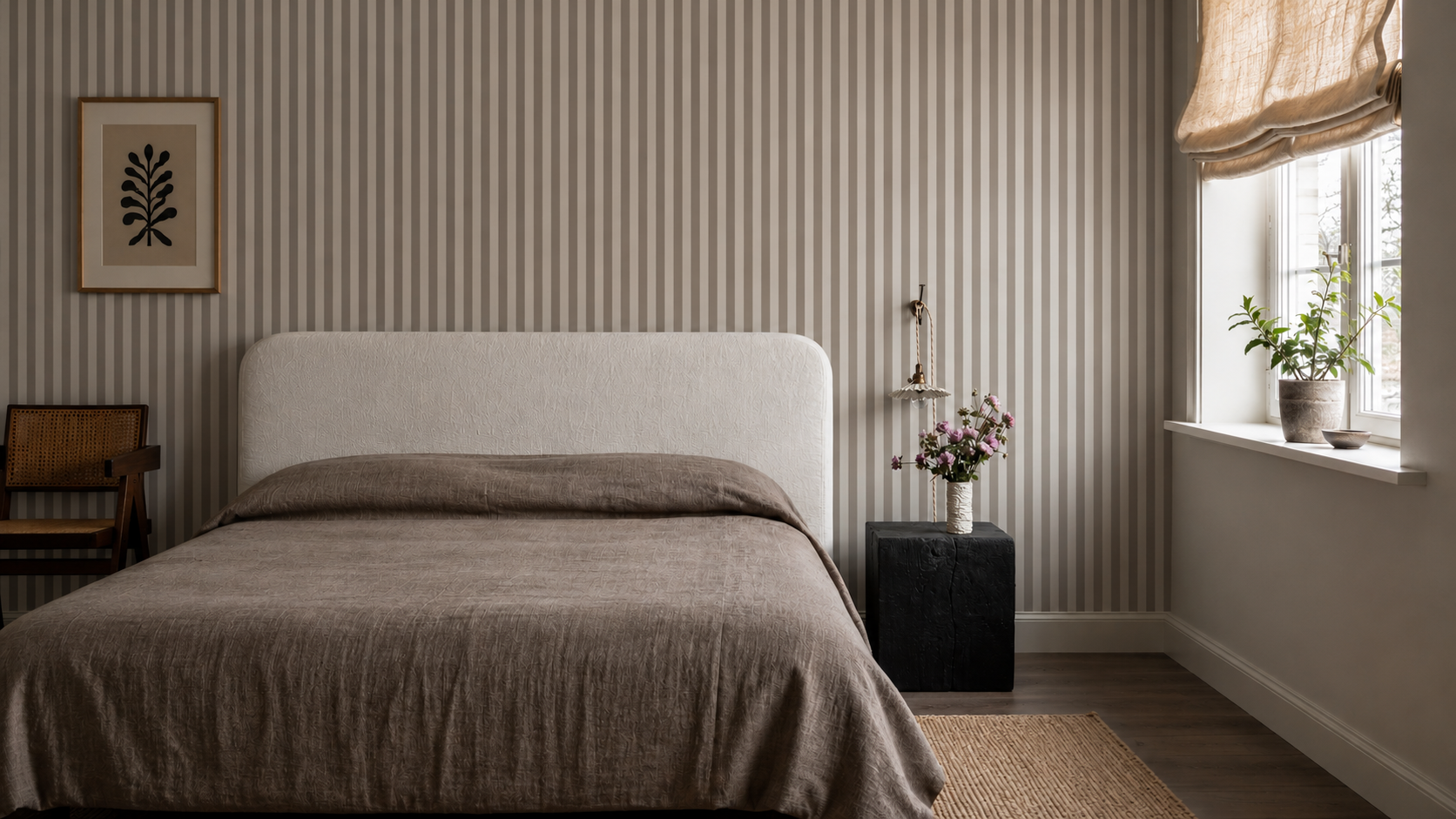 Papel pintado Stripe Meadow Mist