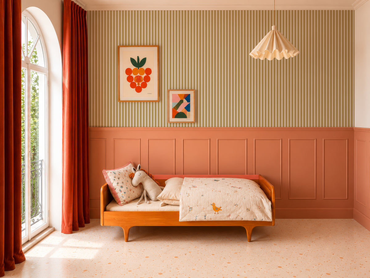 Papel pintado Stripe Meadow Mustard