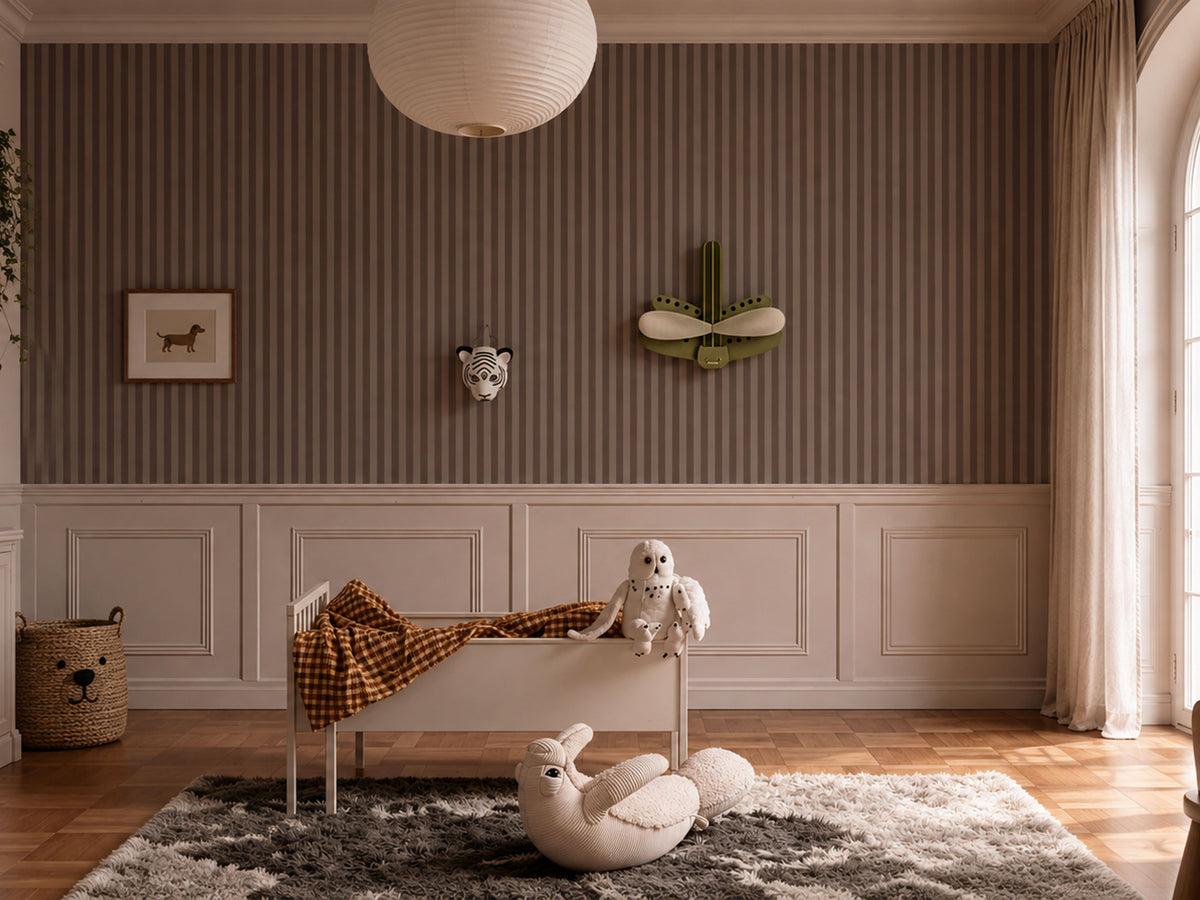 Papel pintado Stripe Whisper Blush