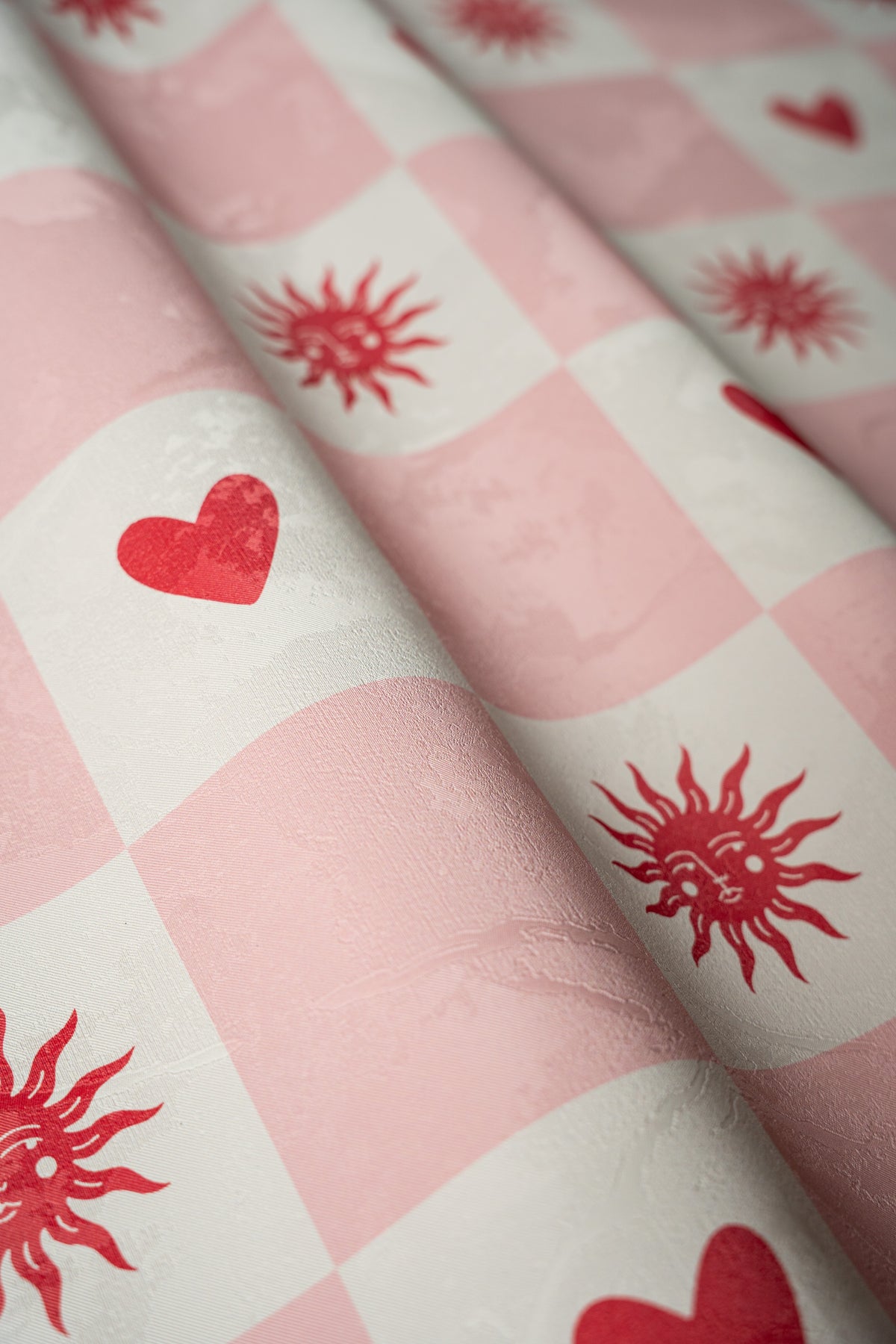 Papel pintado Sun and heart Blush
