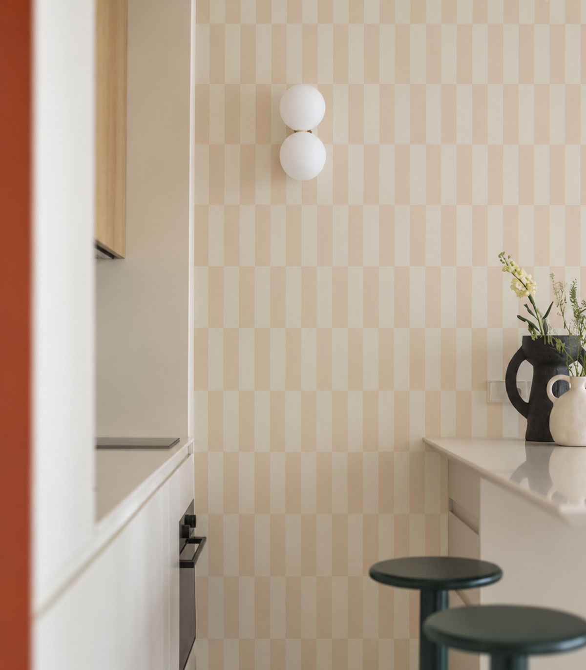 Papel pintado Tetris Stripe Pink