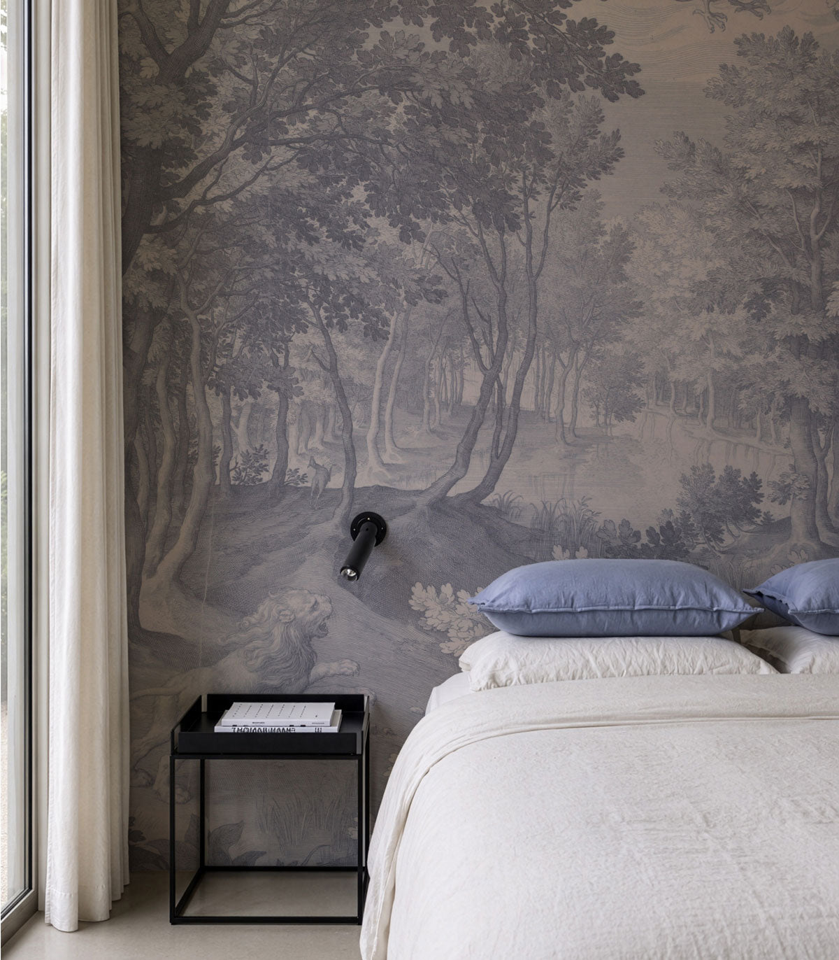 Papel pintado Timeless Trees Blue