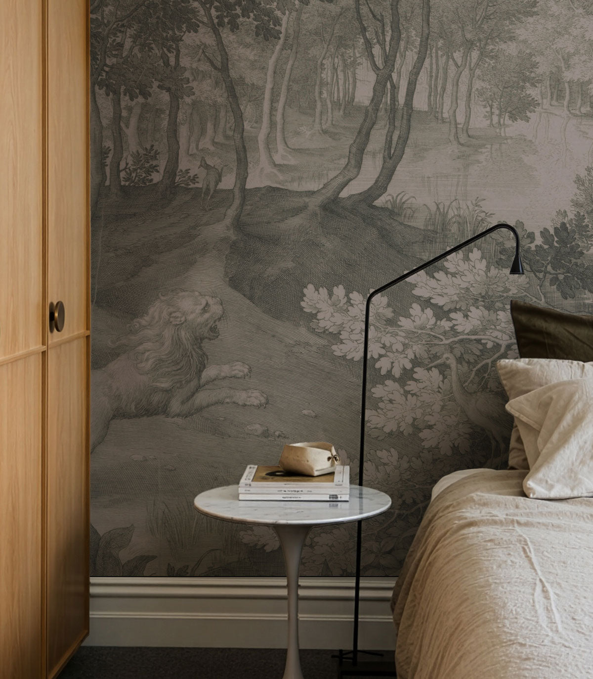 Papel pintado Timeless Trees Green