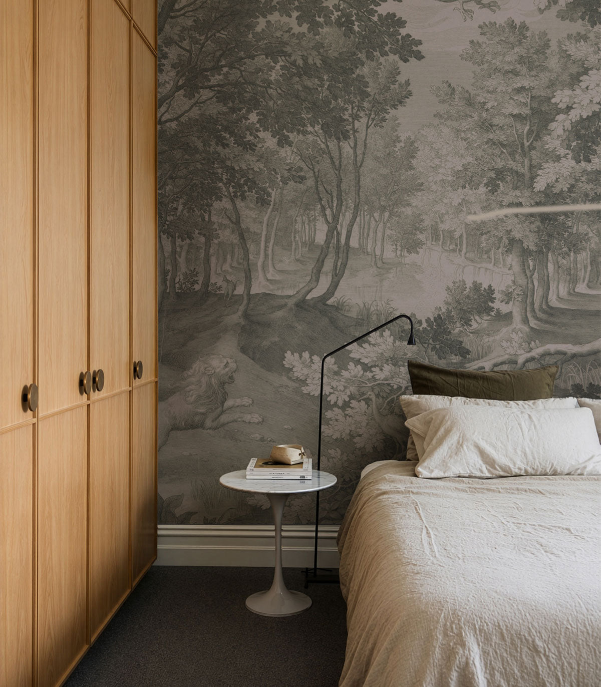 Papel pintado Timeless Trees Green