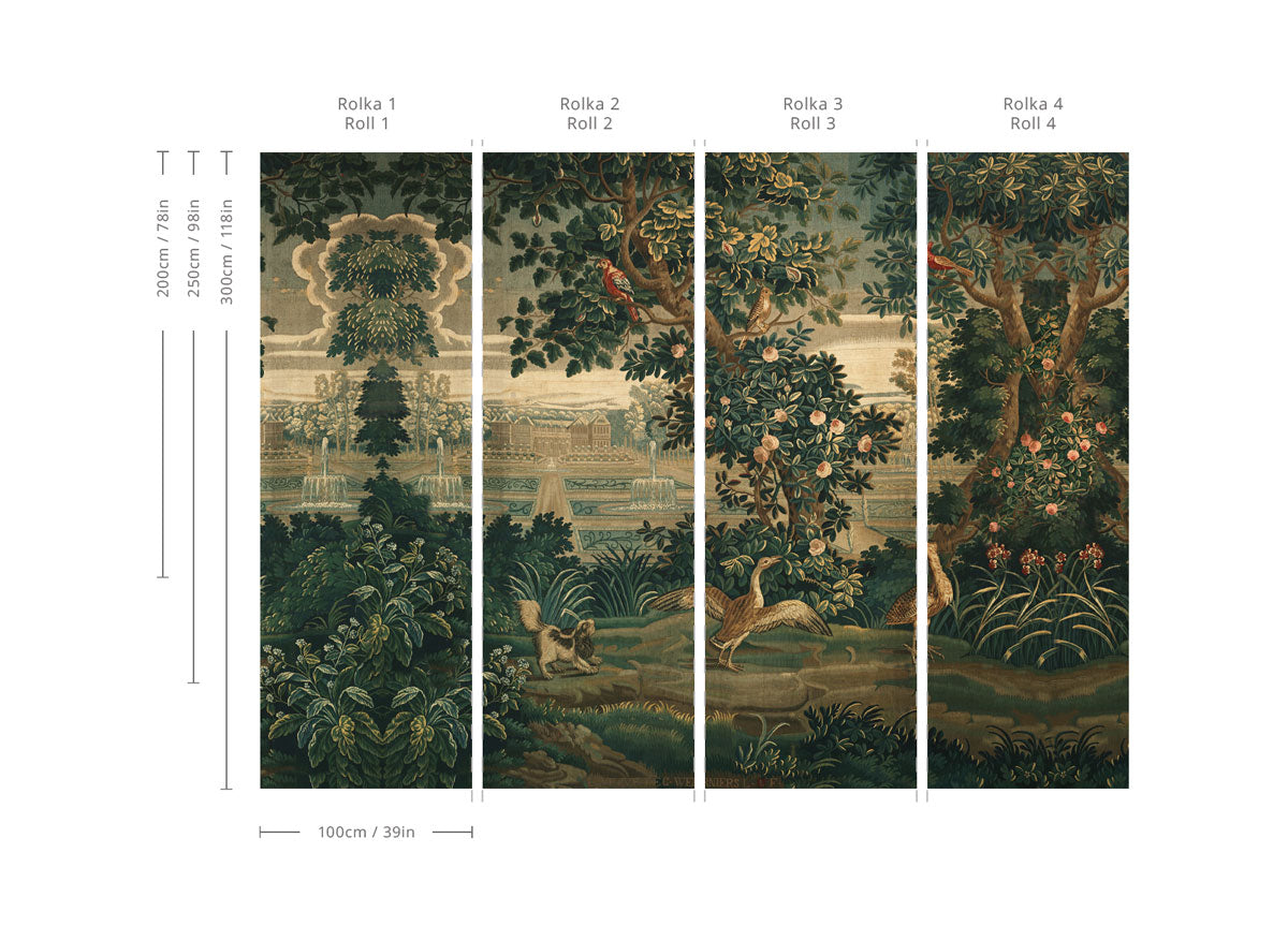 Papel pintado Vintage Garden Arras
