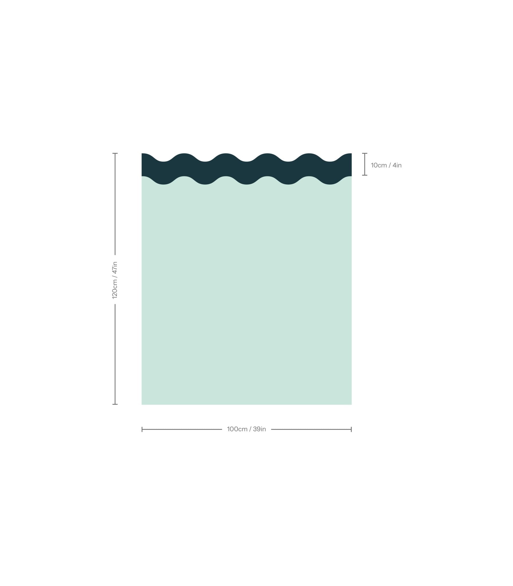Wainscoting Double Wave - Wallcolors®