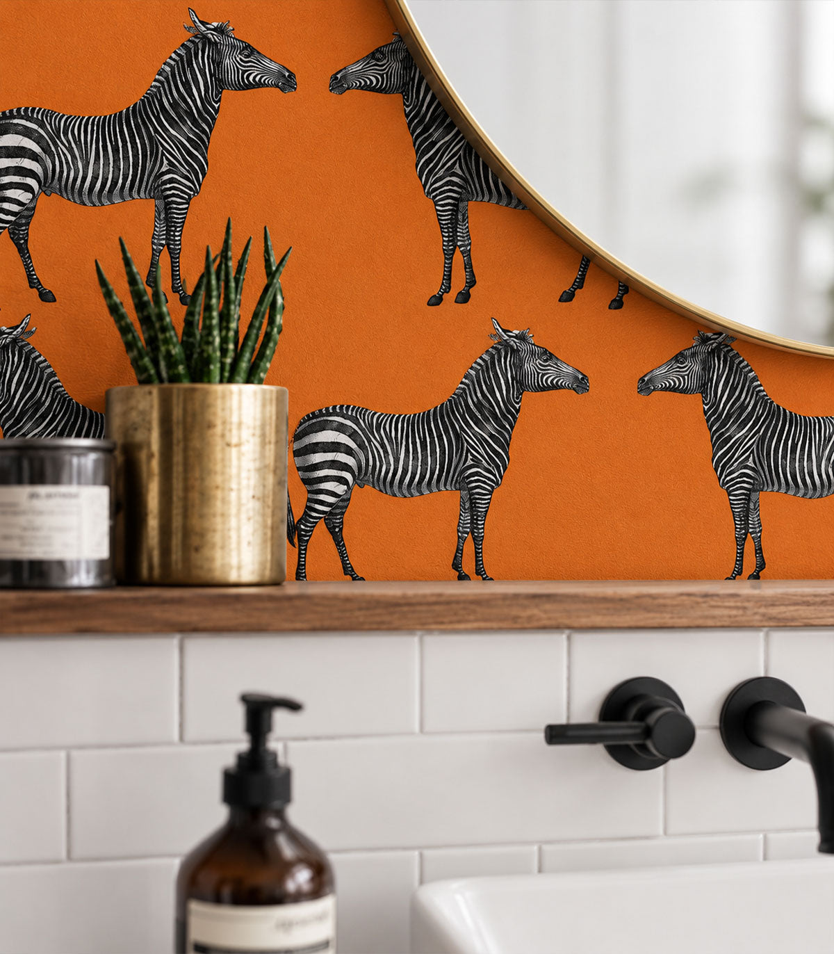 Papel pintado Zebra