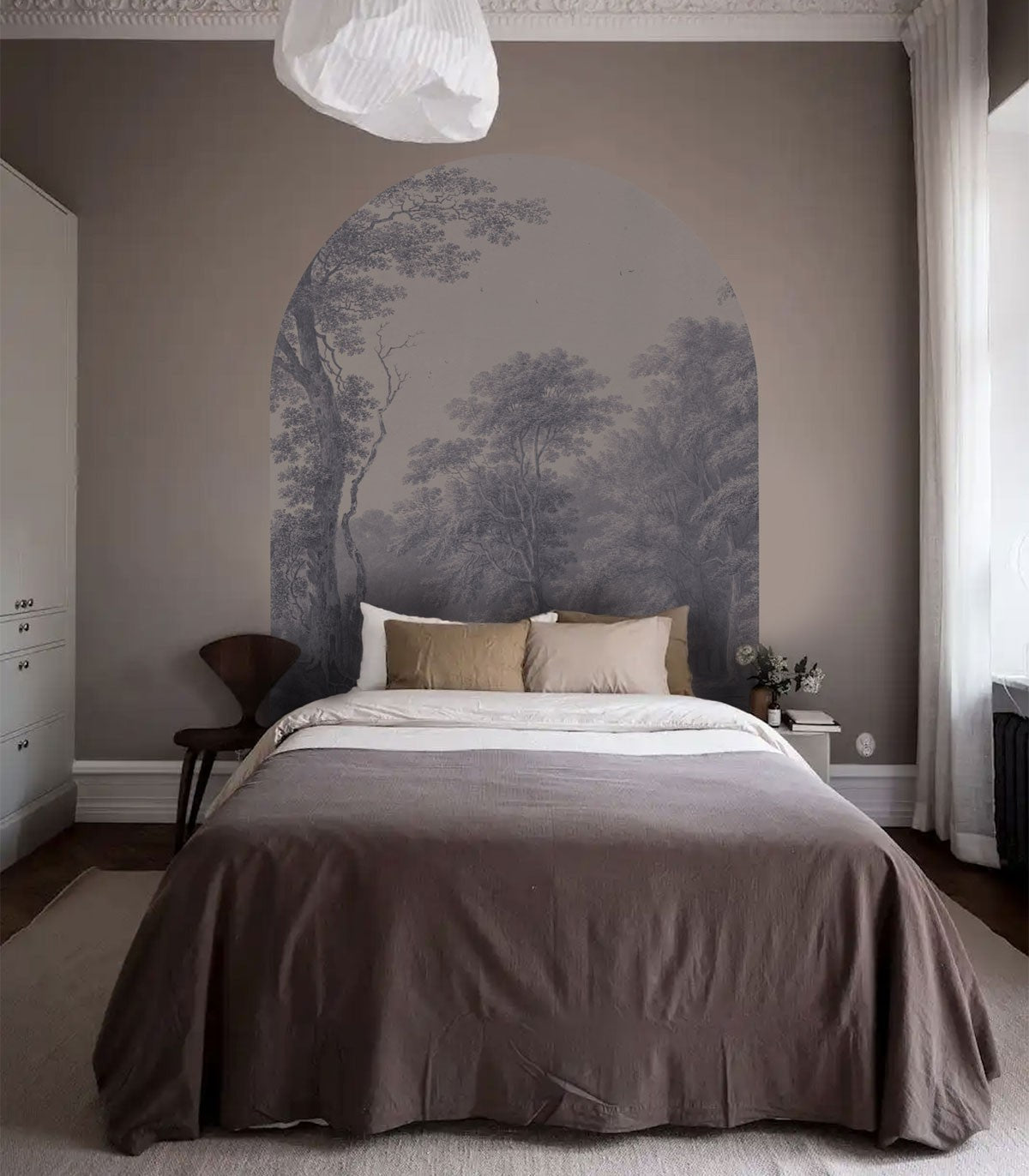 Arch Watercolor Grove Blue - Wallcolors®