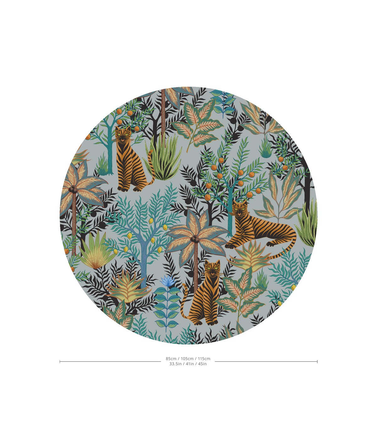 Dots Gold Tigers Light Blue