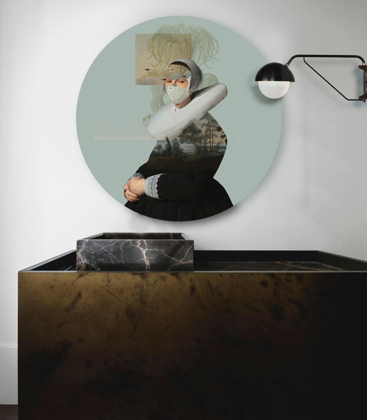 Dots Landscape Muse Green