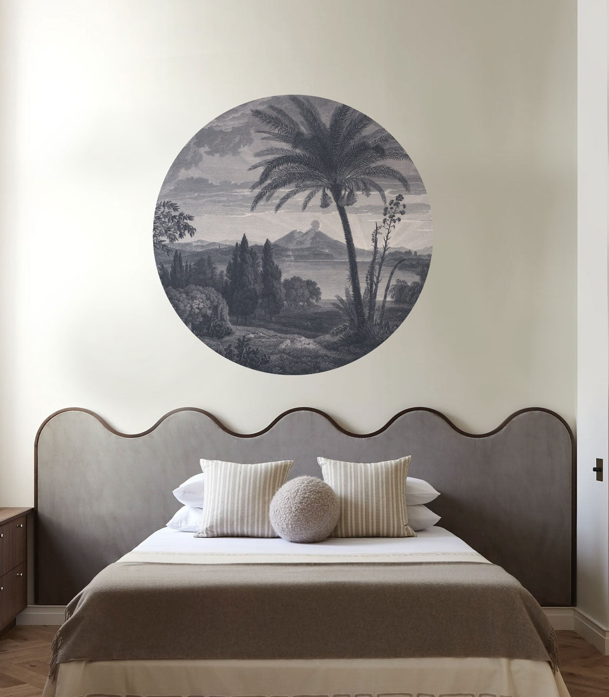 Dots Lighting Tropical Volcano Vista blue - Wallcolors®